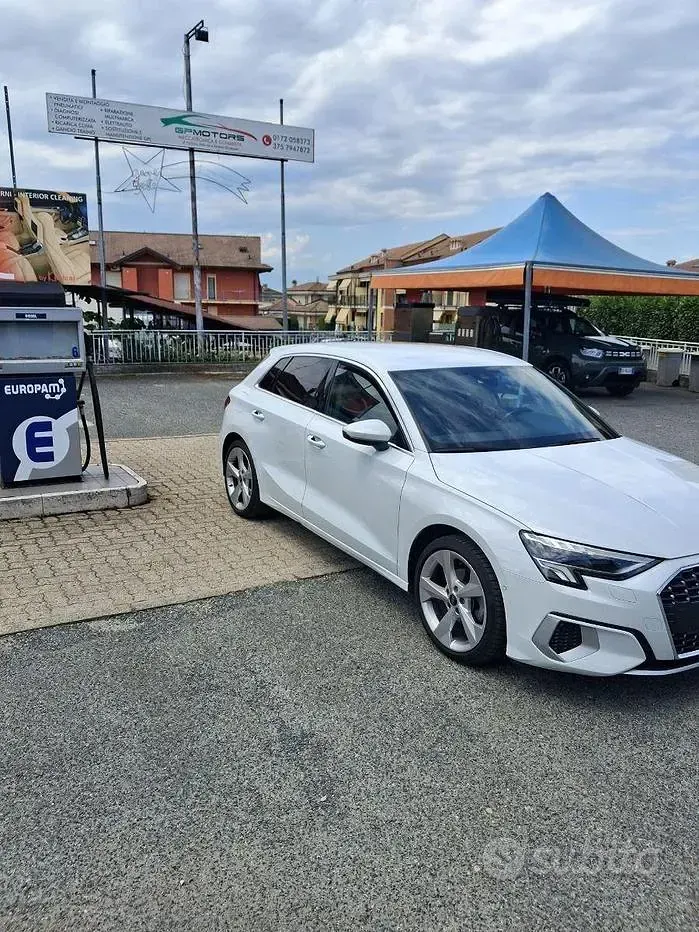 Usata Audi A3 150 CV (110 kW) 2023 Bianco Berlina
