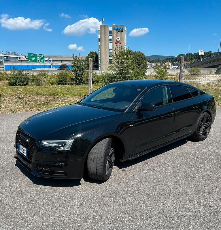 Usata Audi A5 S-Line 190 CV (139 kW) 2014 Nero Coupé