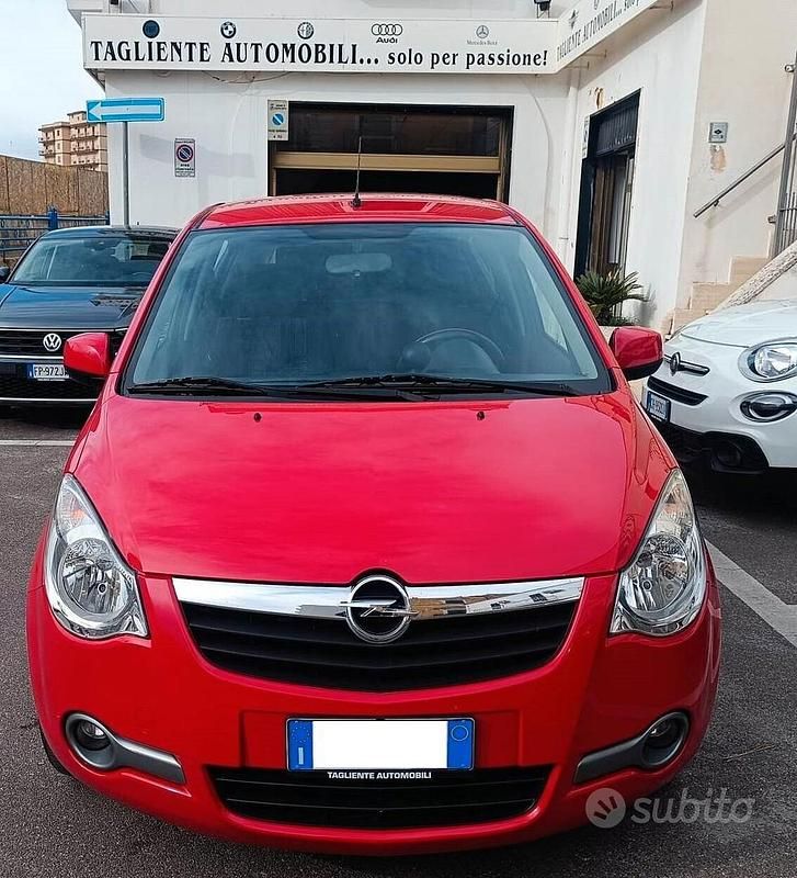 Usata Opel Agila 68 CV (50 kW) 2014 Rosso Monovolume
