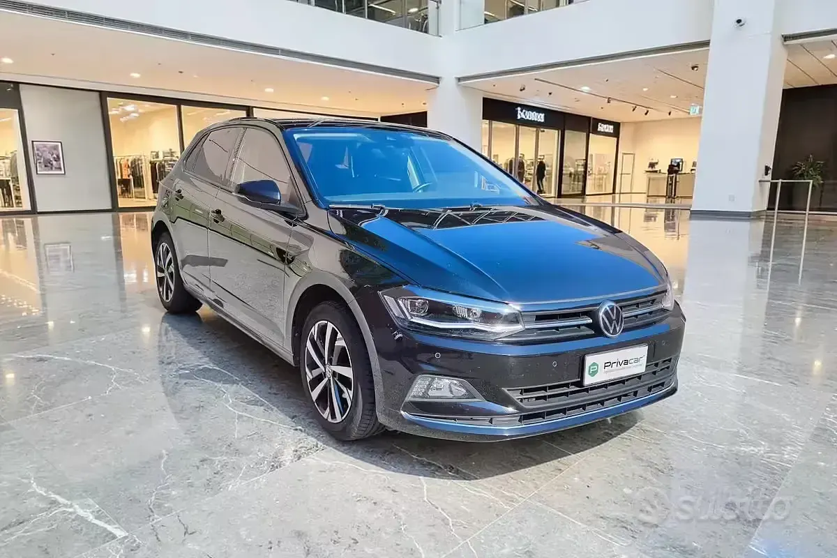 Usata VW Polo Highline 90 CV (66 kW) 2021 Nero Utilitaria