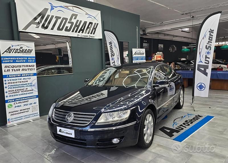 Usata VW Phaeton 313 CV (230 kW) 2007 Blu Berlina