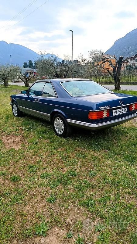 Usata Mercedes 500 1984 Blu Coupé