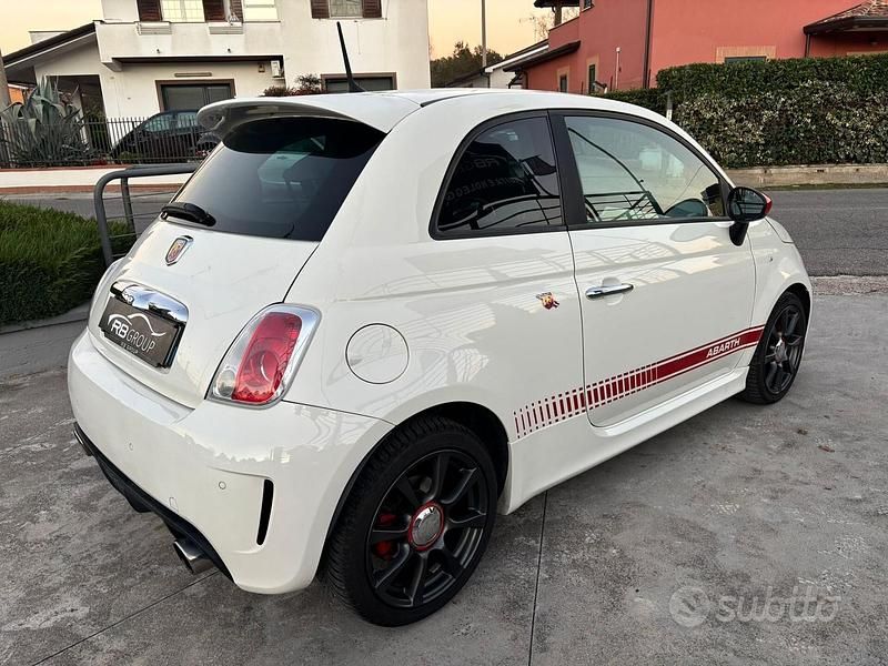 Usata Abarth 500 Custom 135 CV (99 kW) 2014 Bianco Berlina
