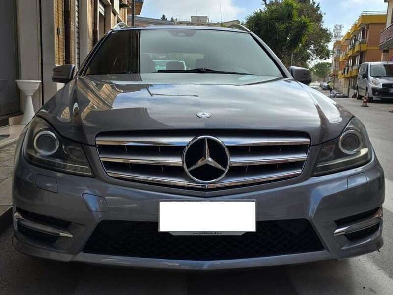 Usata Mercedes C220 Avantgarde 170 CV (125 kW) 2012 Grigio Station wagon