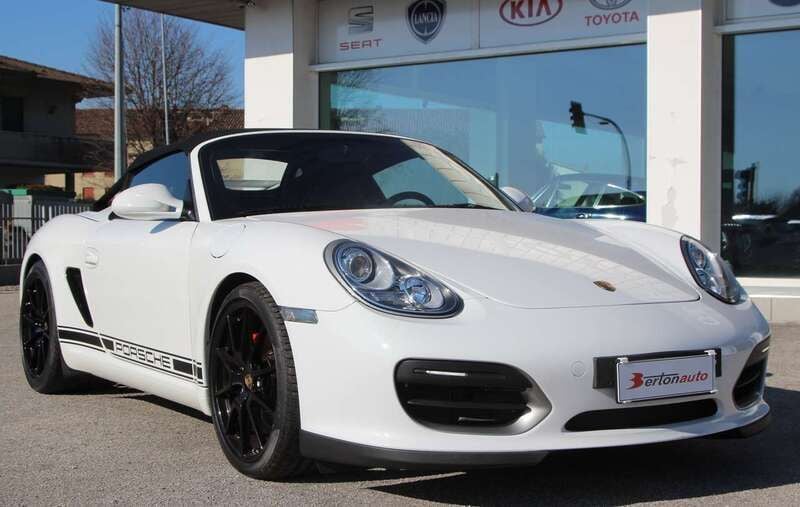 Usata Porsche Boxster Spyder 320 CV (235 kW) 2010 Bianco Cabrio
