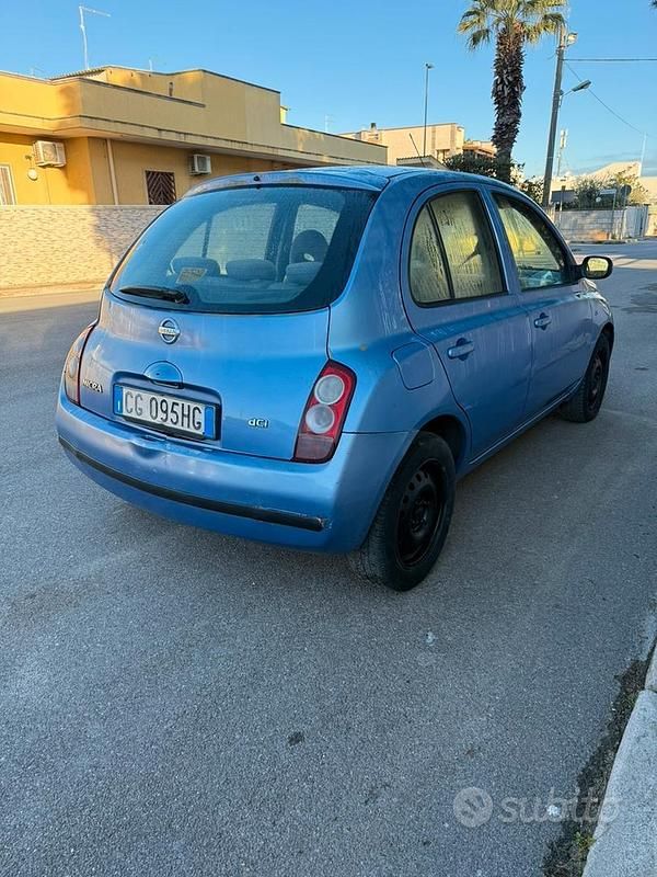 Usata Nissan Micra 80 CV (58 kW) 2005 Blu Utilitaria