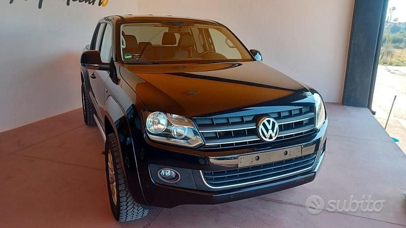 Usata VW Amarok 180 CV (132 kW) 2013 Nero Pick-up