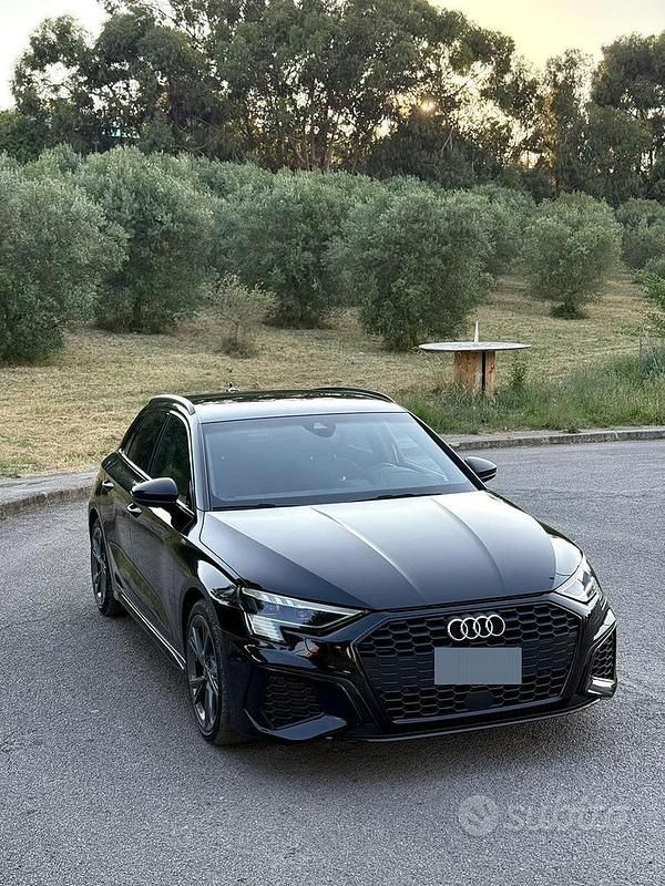 Begagnad Audi A3 S-Line 116 HK (85 kW) 2020 Svart Sedan