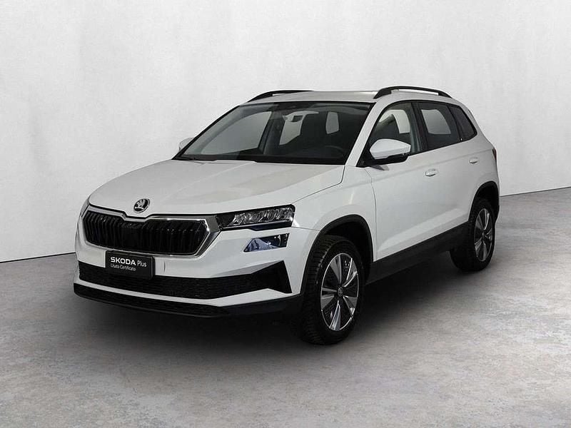 Bianco luna metallizzato Usata 2024 Skoda Karoq Executive SUV | 25.500 € (Buon prezzo) - Immagine 1/4