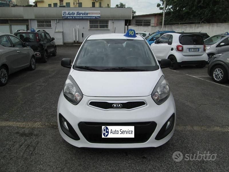 Bianco pastello Usata 2013 Kia Picanto City Due volumi | 5200 € (Buon prezzo) - Immagine 1/4