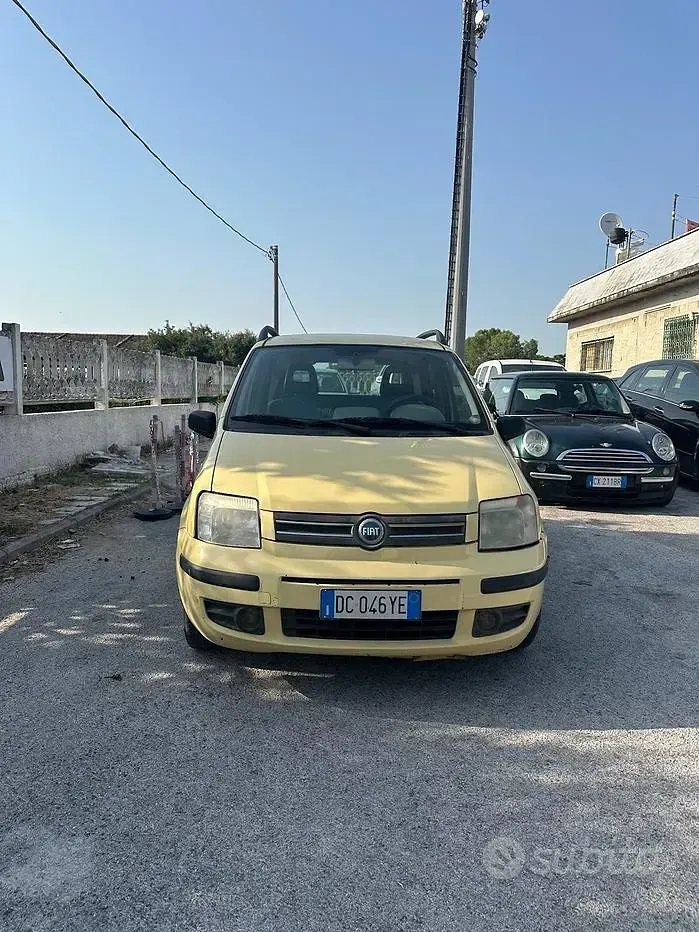 Usata Fiat Panda 60 CV (44 kW) 2006 Giallo Utilitaria