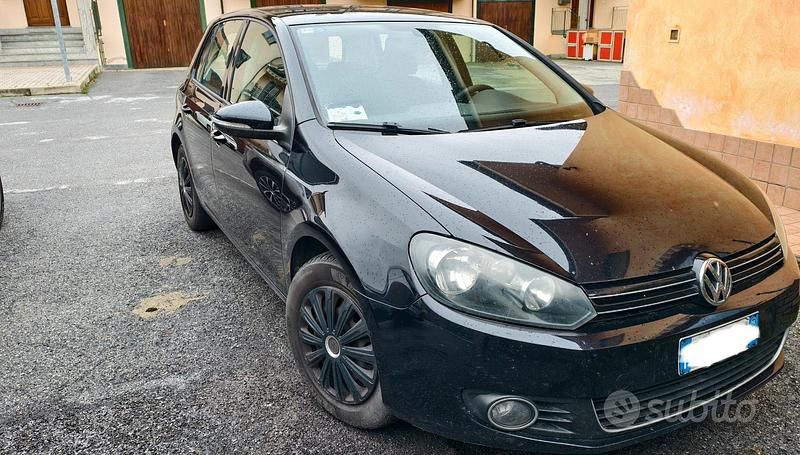 Usata VW Golf VI 110 CV (80 kW) 2009 Nero Utilitaria