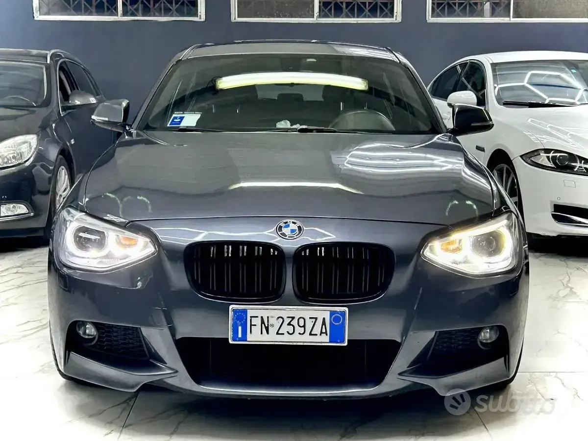 Usata BMW 114 M Sport 95 CV (69 kW) 2015 Grigio Utilitaria