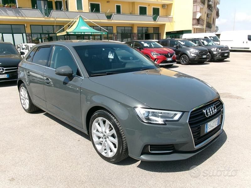 Usata Audi A3 Advanced Plus 150 CV (110 kW) 2018 Grigio Berlina
