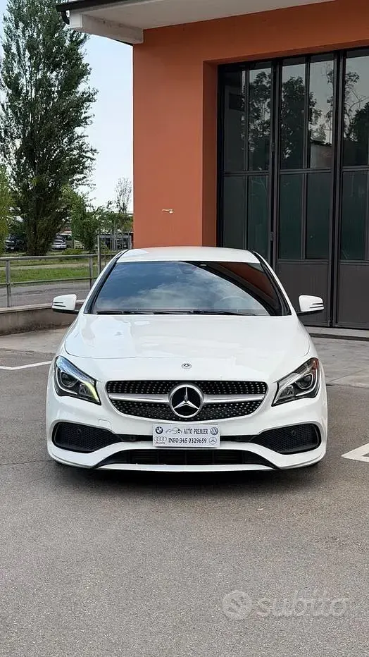 Usata Mercedes CLA180 Premium 109 CV (80 kW) 2016 Bianco Coupé