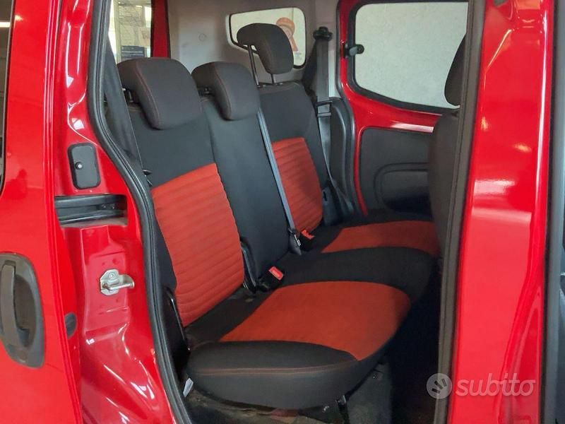 Usata Fiat Qubo Trekking 95 CV (69 kW) 2015 Rosso Monovolume
