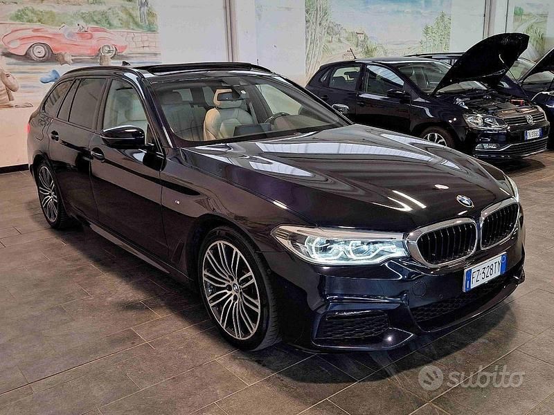Usata BMW 520 M Sport 190 CV (139 kW) 2019 Blu Station wagon