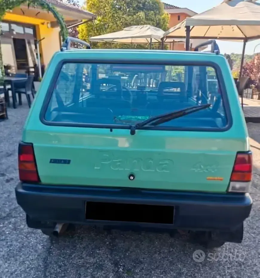 Usata Fiat Panda 4x4 50 CV (36 kW) 2002 Verde Utilitaria