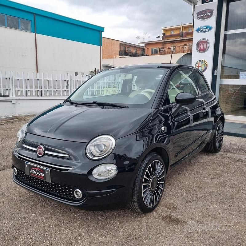 Usata Fiat 500 Lounge 69 CV (50 kW) 2017 Nero Berlina