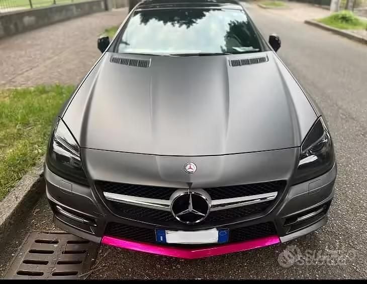 Usata Mercedes SLK200 AMG 184 CV (135 kW) 2013 Nero Cabrio