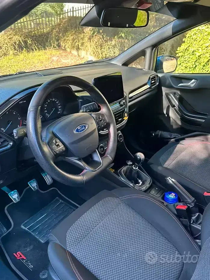 Usata Ford Fiesta ST-Line 86 CV (63 kW) 2019 Blu Utilitaria