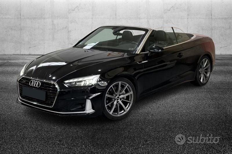 Usata Audi A5 Cabriolet Comfort 190 CV (139 kW) 2020 Nero metallizzato Cabrio