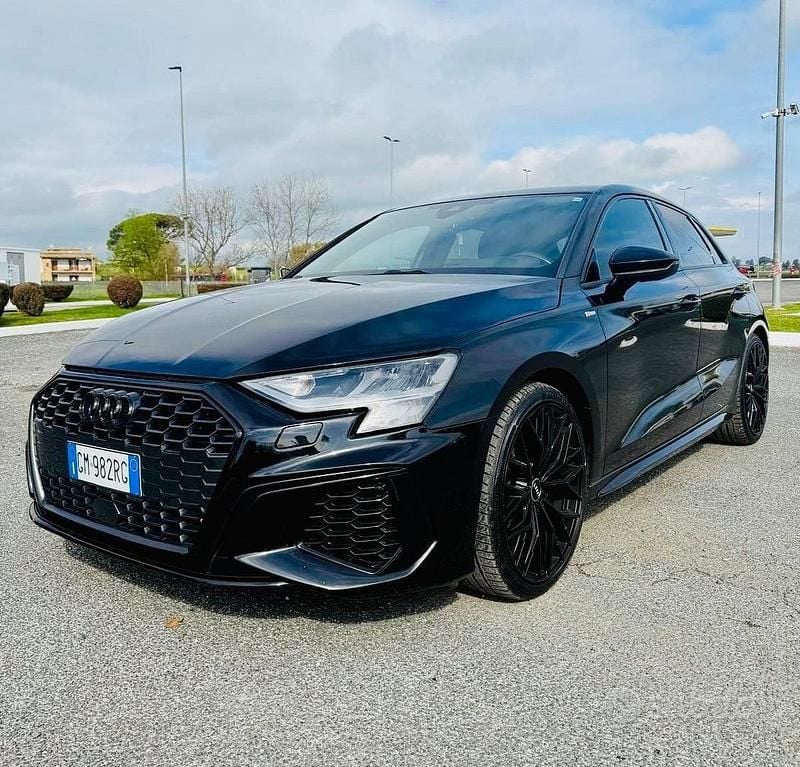 Usata Audi A3 S-Line 115 CV (84 kW) 2020 Nero Berlina
