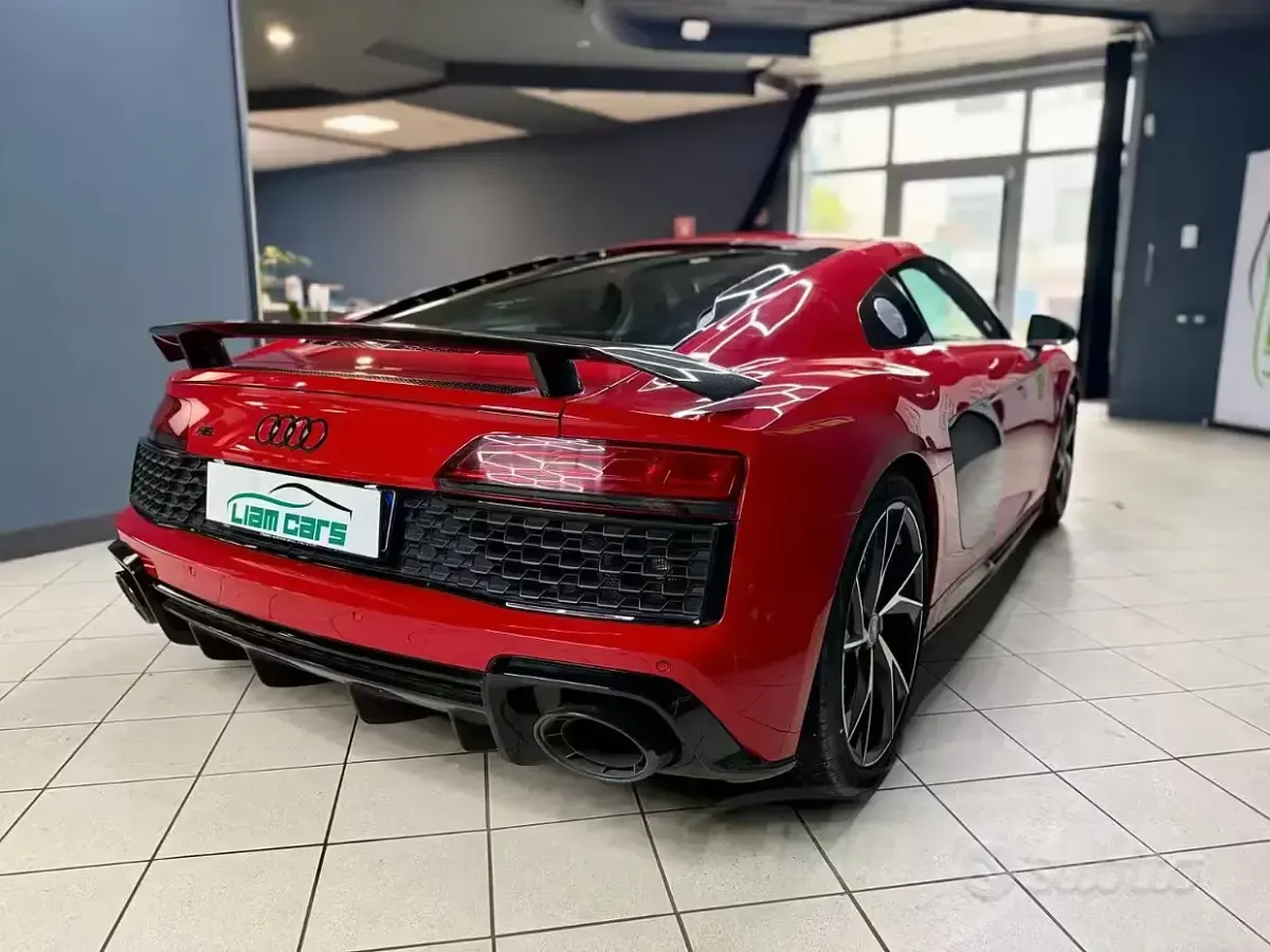 Usata Audi R8 Coupé Performance 620 CV (456 kW) 2021 Rosso Coupé