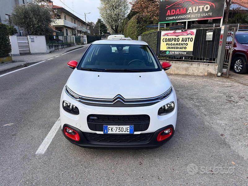 Usata Citroën C3 PureTech 82 CV (60 kW) 2017 Bianco Berlina