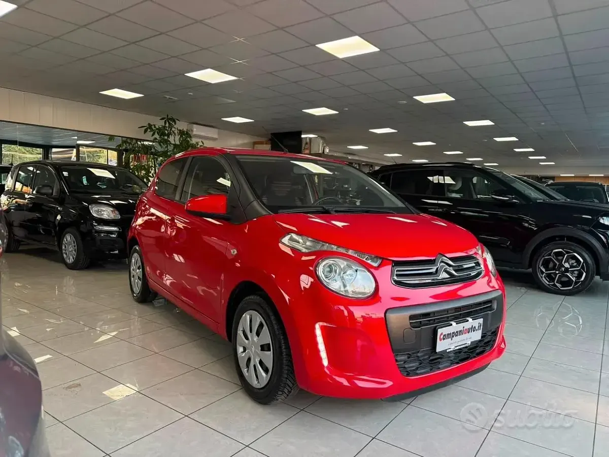 Usata Citroën C1 Feel 72 CV (52 kW) 2021 Rosso Utilitaria