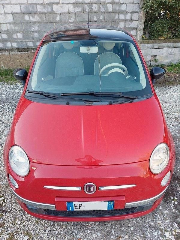 Usata Fiat 500 Lounge 69 CV (50 kW) 2013 Rosso Berlina