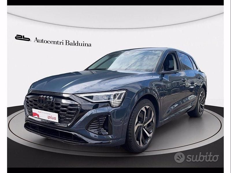 Usata Audi Q8 e-tron Advanced 300 kW (408 CV) 2024 Blu plasma metallizzato SUV