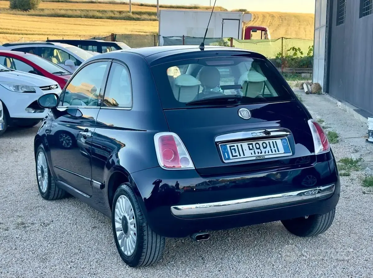 Usata Fiat 500 85 CV (62 kW) 2012 Blu Berlina