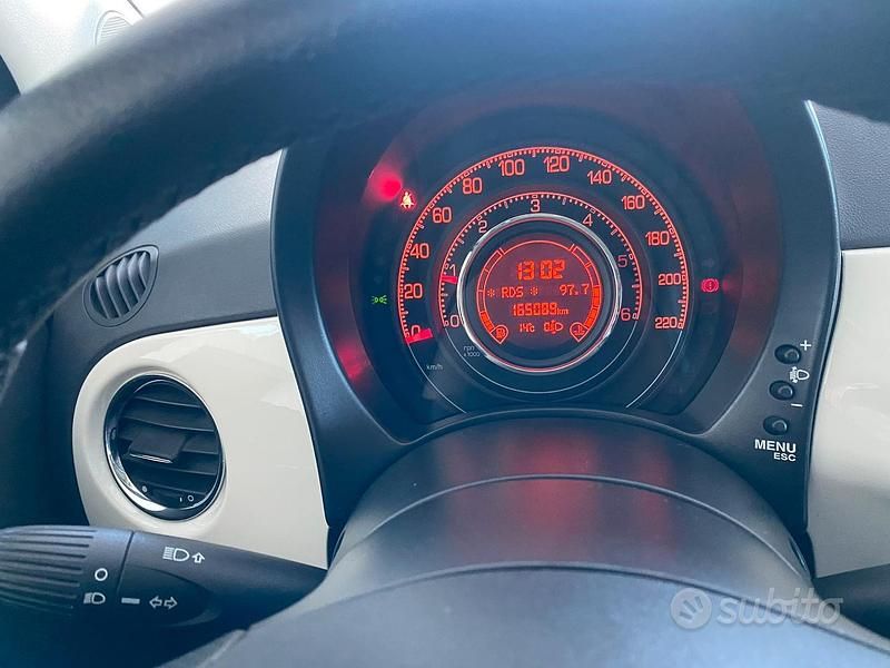 Usata Fiat 500 95 CV (69 kW) 2012 Bianco Berlina