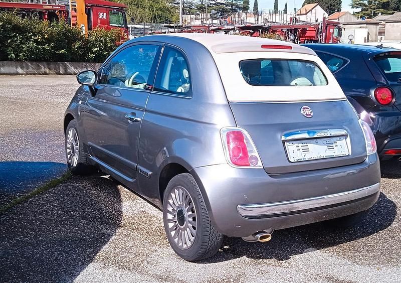 Usata Fiat 500C S 95 CV (69 kW) 2014 Grigio Cabrio