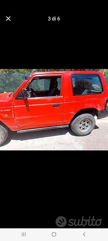 Usata Mitsubishi Pajero 1996 Rosso SUV