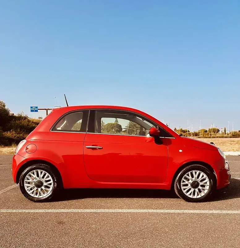 Usata Fiat 500 Lounge 95 CV (69 kW) 2015 Rosso Utilitaria