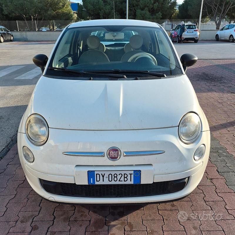 Usata Fiat 500 69 CV (50 kW) 2009 Bianco Cabrio