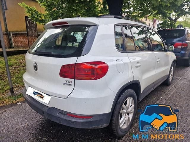 Usata VW Tiguan Trendline 110 CV (80 kW) 2014 Bianco SUV