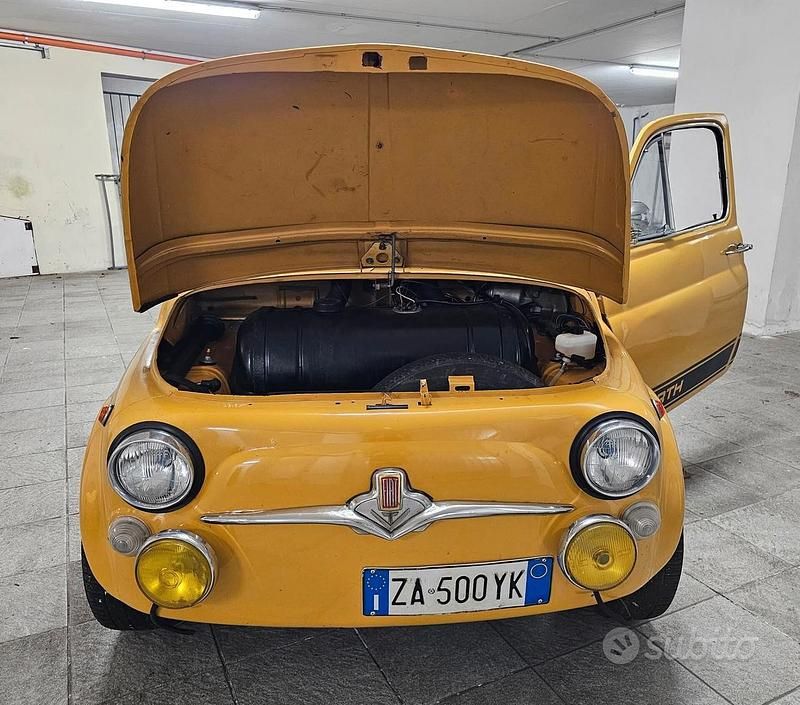 Usata Fiat 500 1960 Giallo Utilitaria