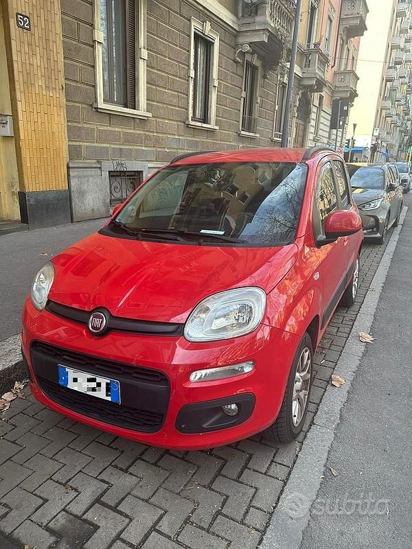 Usata Fiat Panda 2017 Rosso Utilitaria