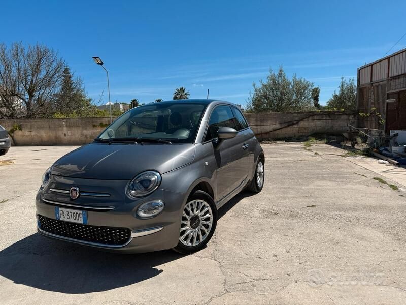 Usata Fiat 500 Lounge 69 CV (50 kW) 2017 Grigio Utilitaria