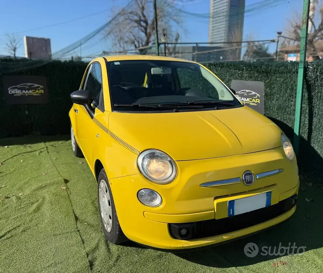 Occasion Fiat 500 75 ch (55 kW) 2009 Jaune Cabriolet