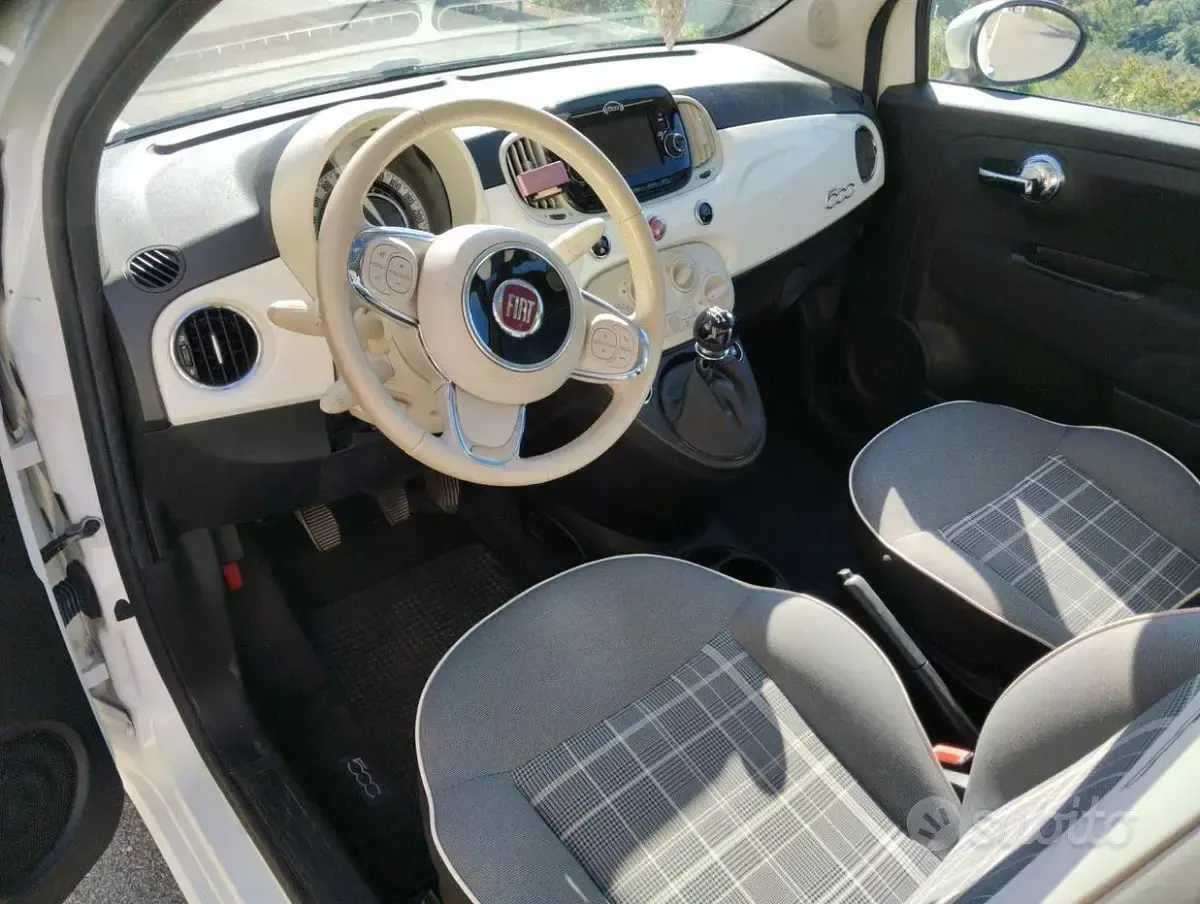 Usata Fiat 500 Lounge 69 CV (50 kW) 2019 Bianco Berlina