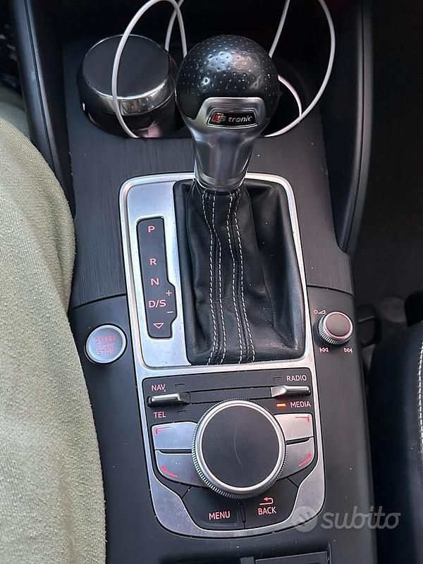 Usata Audi A3 S-Line 150 CV (110 kW) 2016 Nero Berlina