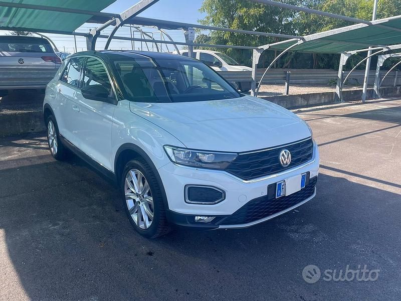 Usata VW T-Roc Advance 116 CV (85 kW) 2019 Bianco SUV