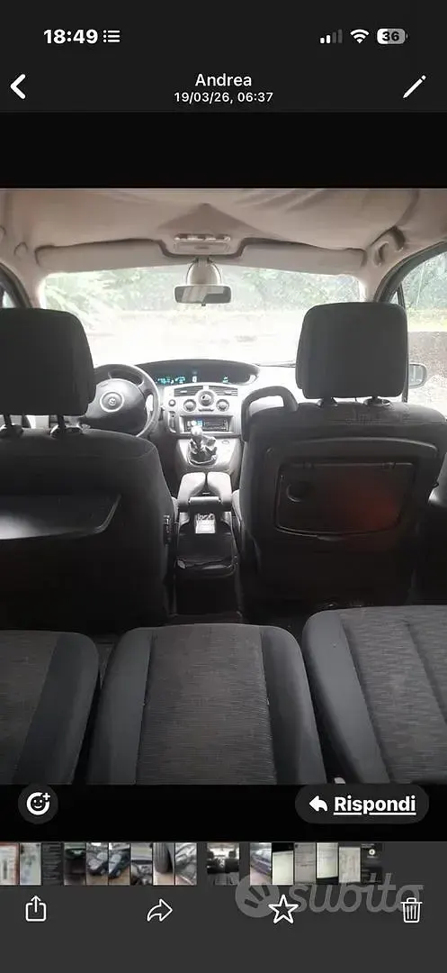 Usata Renault Scenic E-Tech 130 CV (95 kW) 2007 Grigio Monovolume