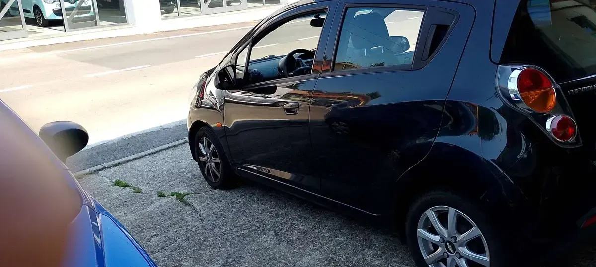 Usata Chevrolet Spark LS 68 CV (50 kW) 2011 Nero Utilitaria