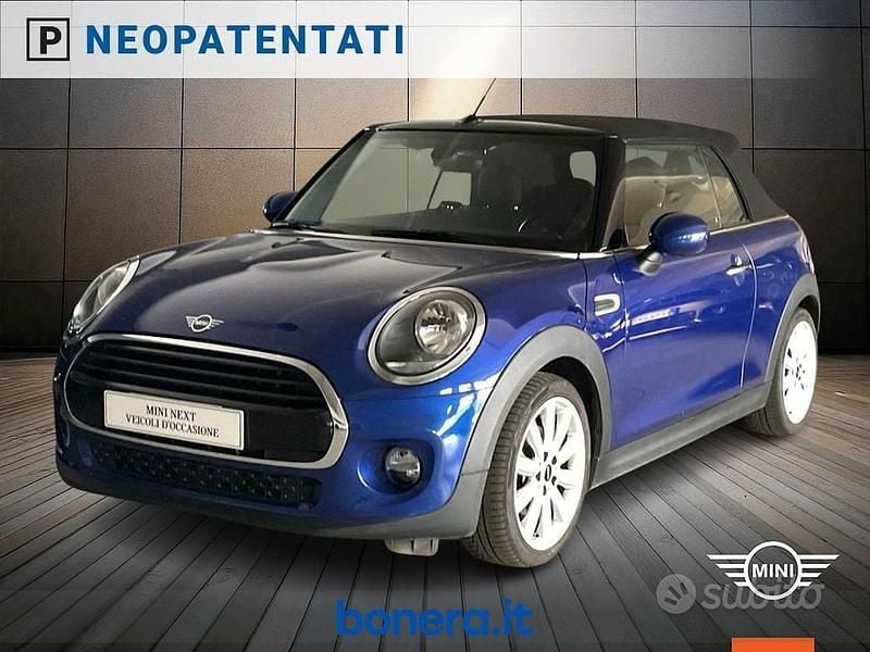 Usata Mini Cooper D Cabriolet 116 CV (85 kW) 2019 Blu Cabrio