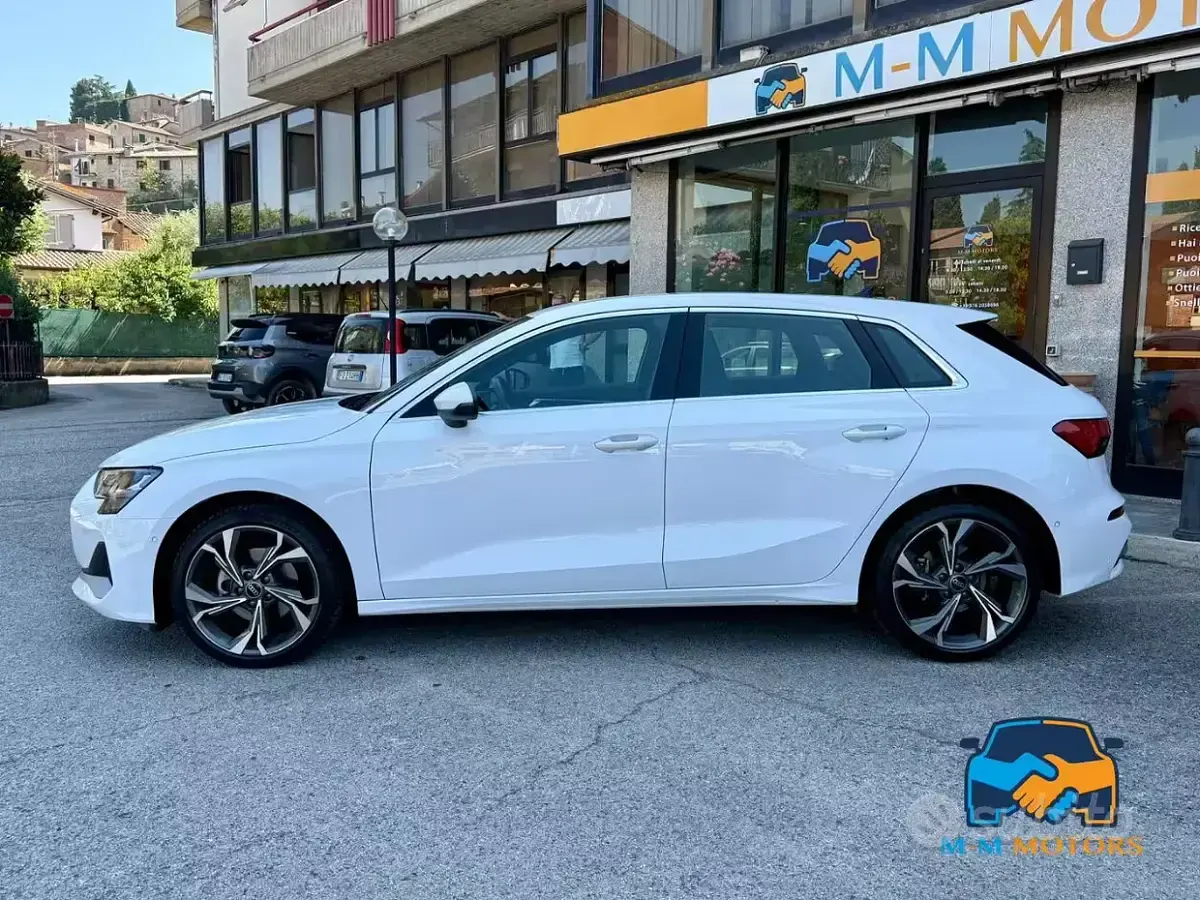 Usata Audi A3 Advanced Plus 150 CV (110 kW) 2024 Bianco Berlina
